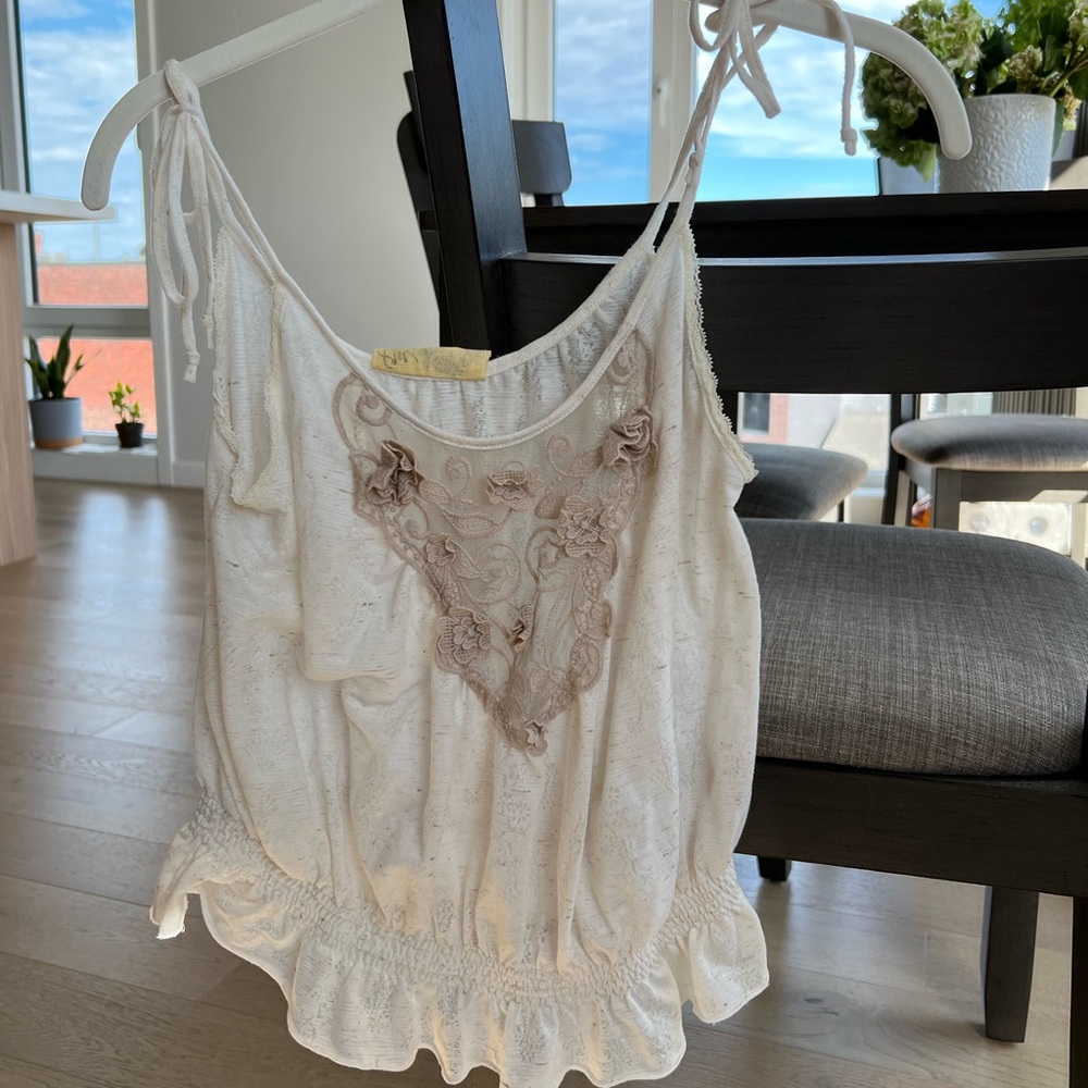 FREE PEOPLE Ivory Tank